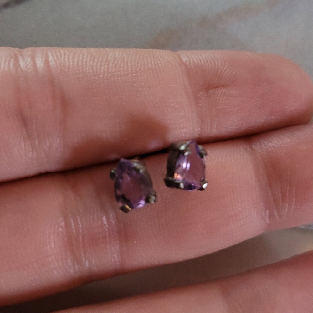 Amethyst Studs - image 1